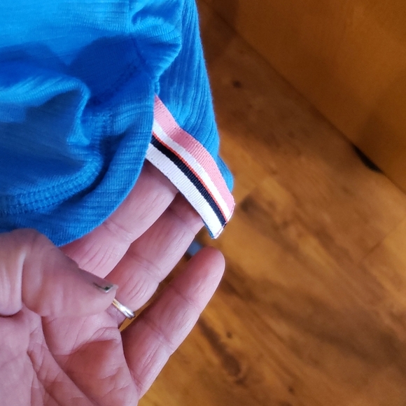 T for talbots blue sleeveless collared polo NWT 💙 - Picture 3 of 6